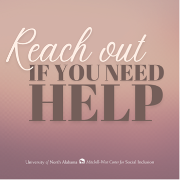 image stating reach out if you need help