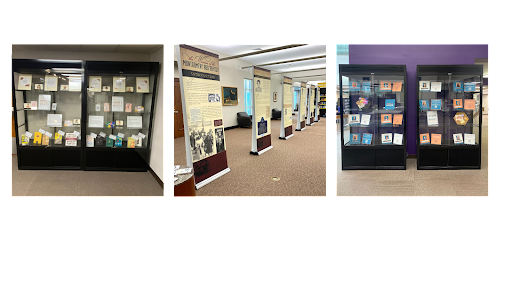 image collage showing displays from Year of the UNA Woman