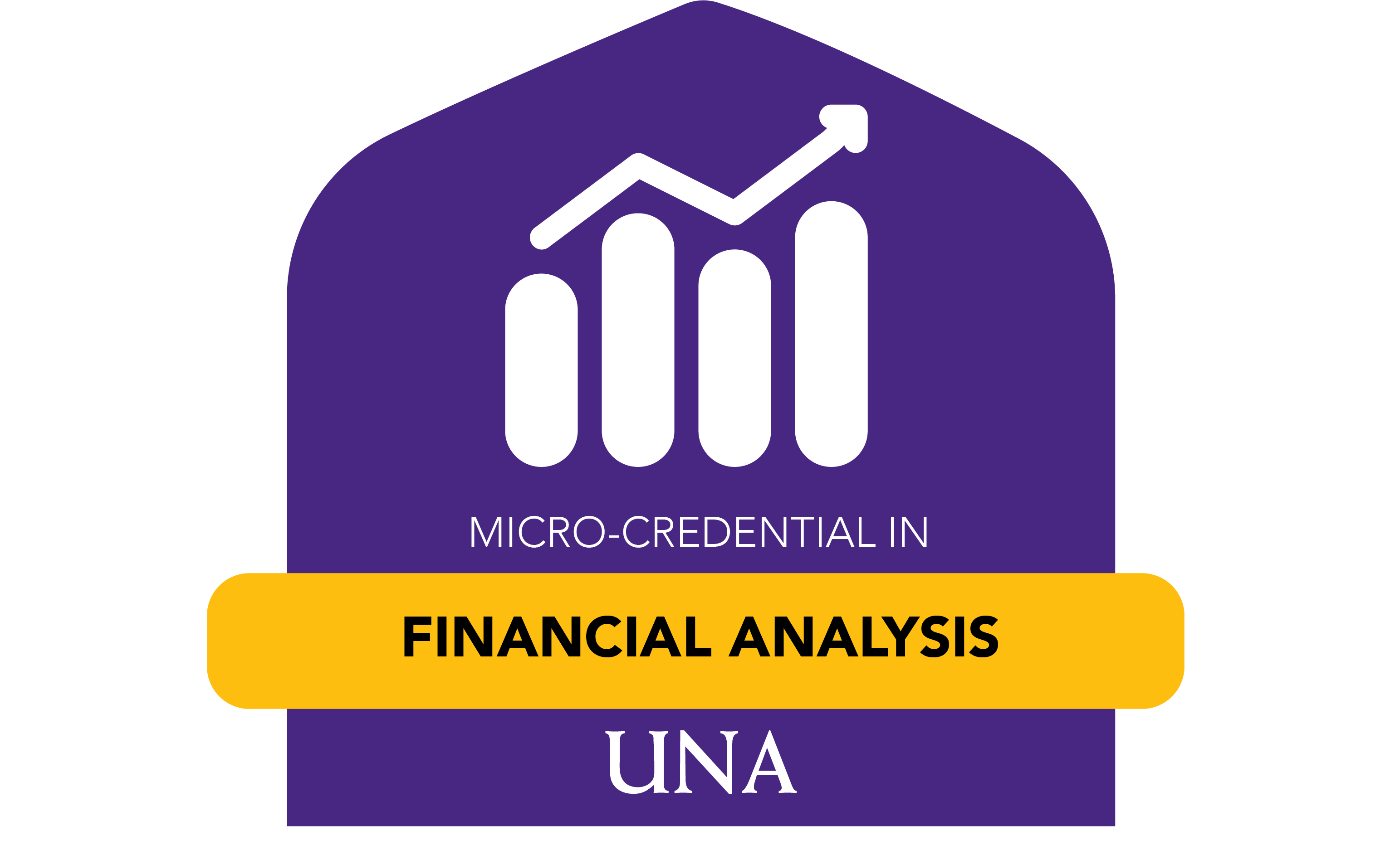 badge for microcredential in financial analysis