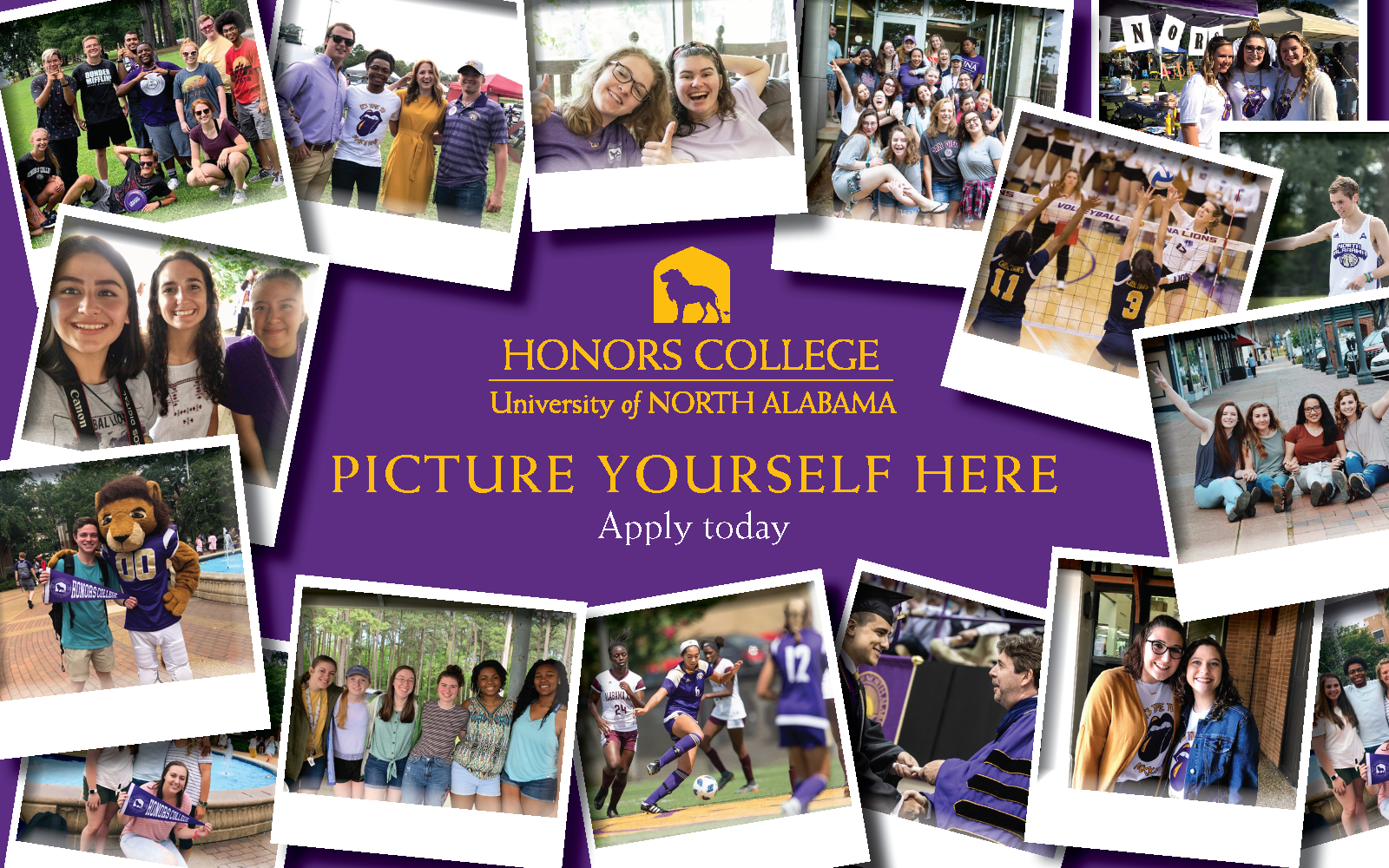 picture yourself in honors college flyer image