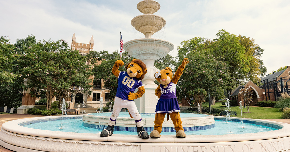 This month, the UNA mascots celebrate 75 years of bringing excitement to campus!