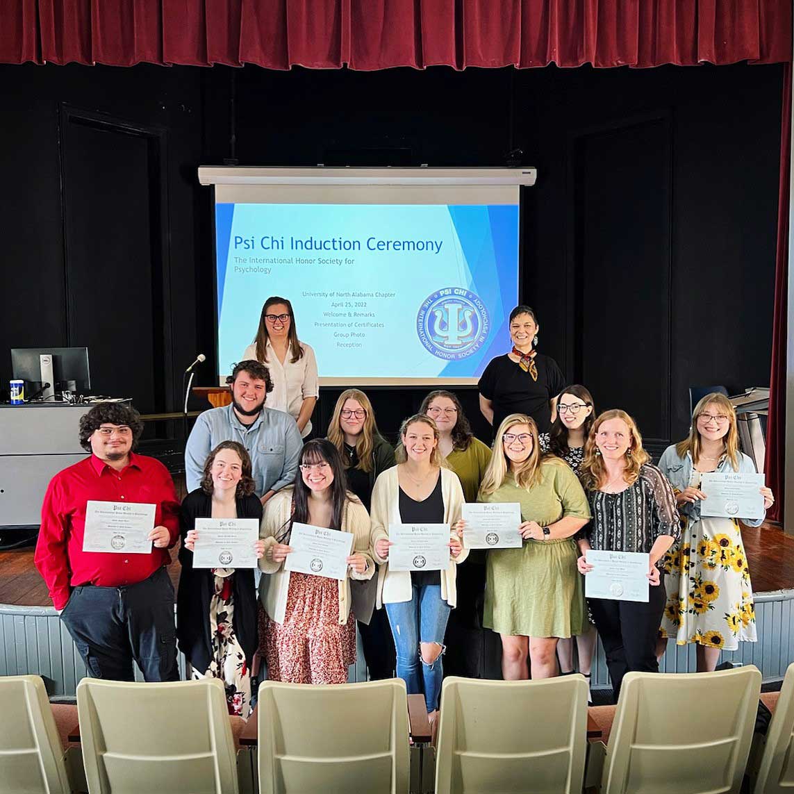 photograph of current psychology honor society