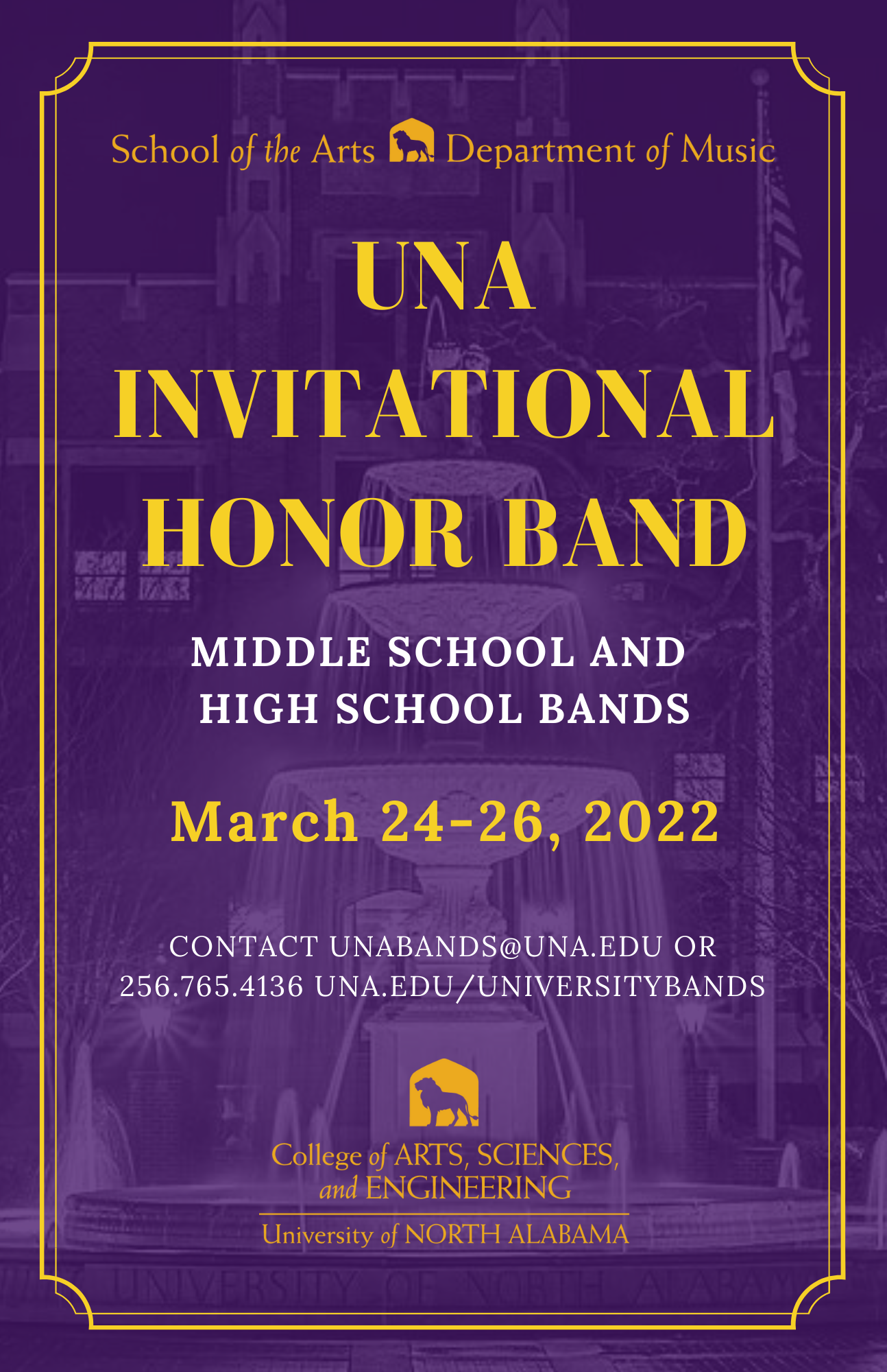 2022 UNA Invitational Honor Band 
