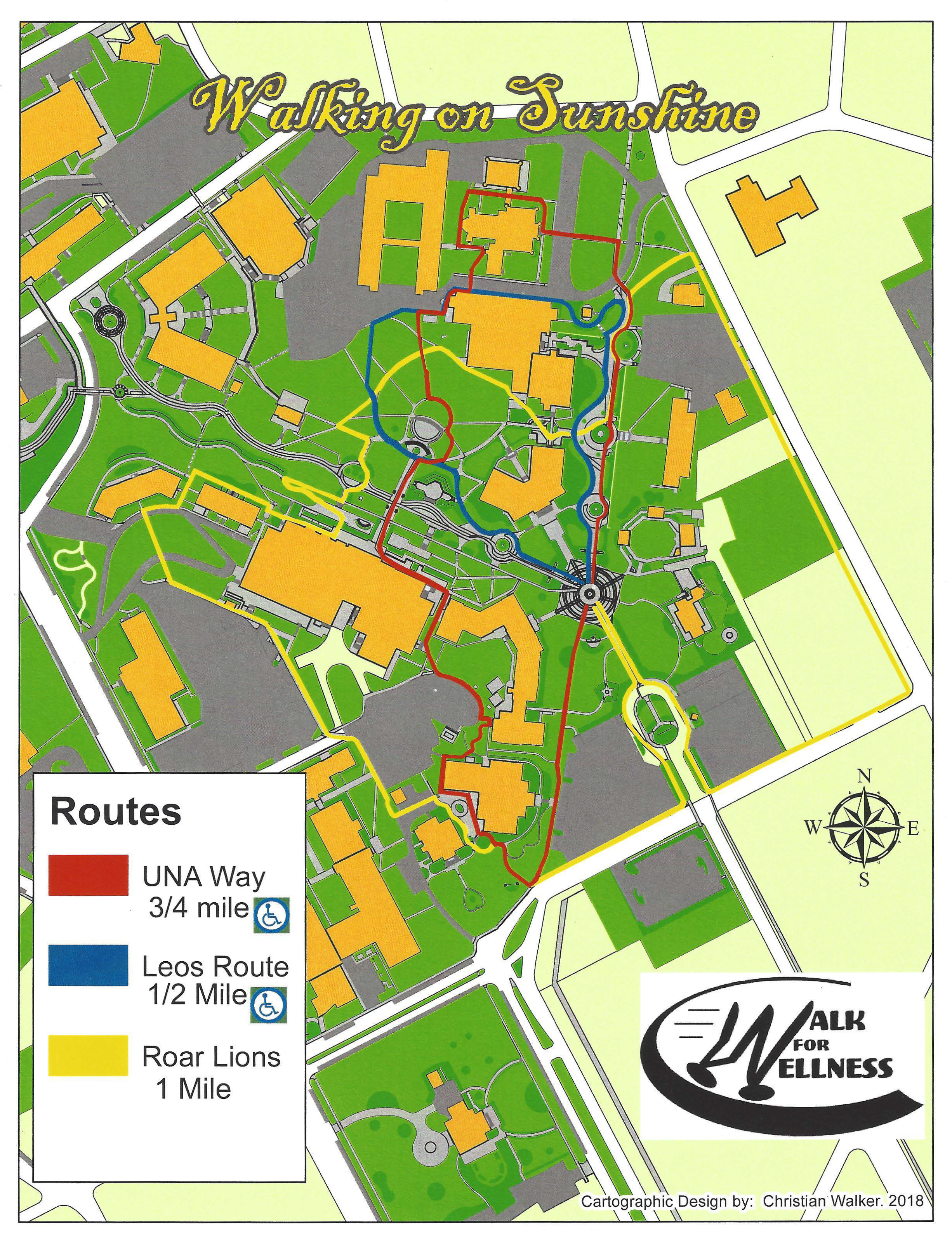 Campus Walking Routes